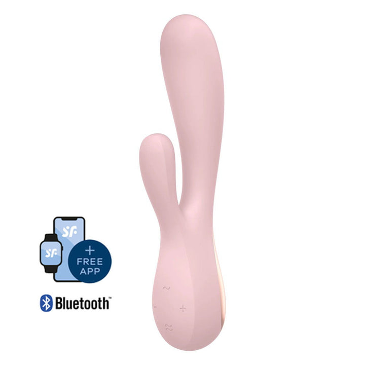 Satisfyer Mono Flex Rabbit Vibrator with App Control - Mauve