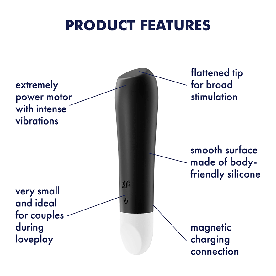 Satisfyer Ultra Power Bullet Vibrator 2 - Black