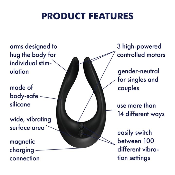 Satisfyer Endless Joy Multi Couples Vibrator - - Melbourne - Australia