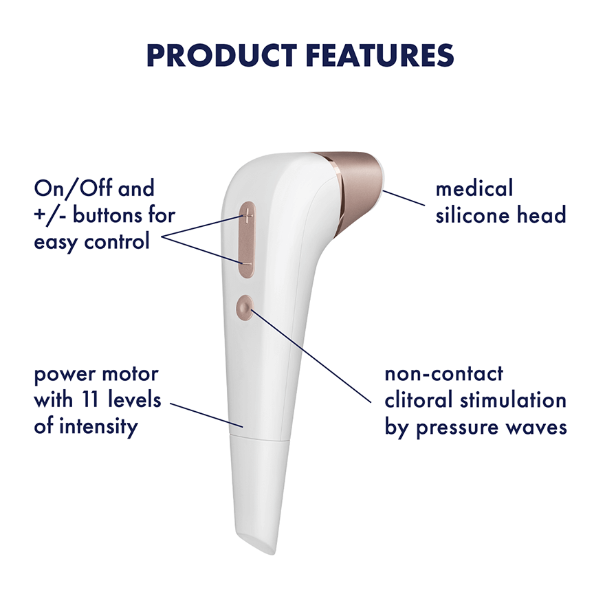 Satisfyer Number Two Air Pulse Clitoral Stimulator - White