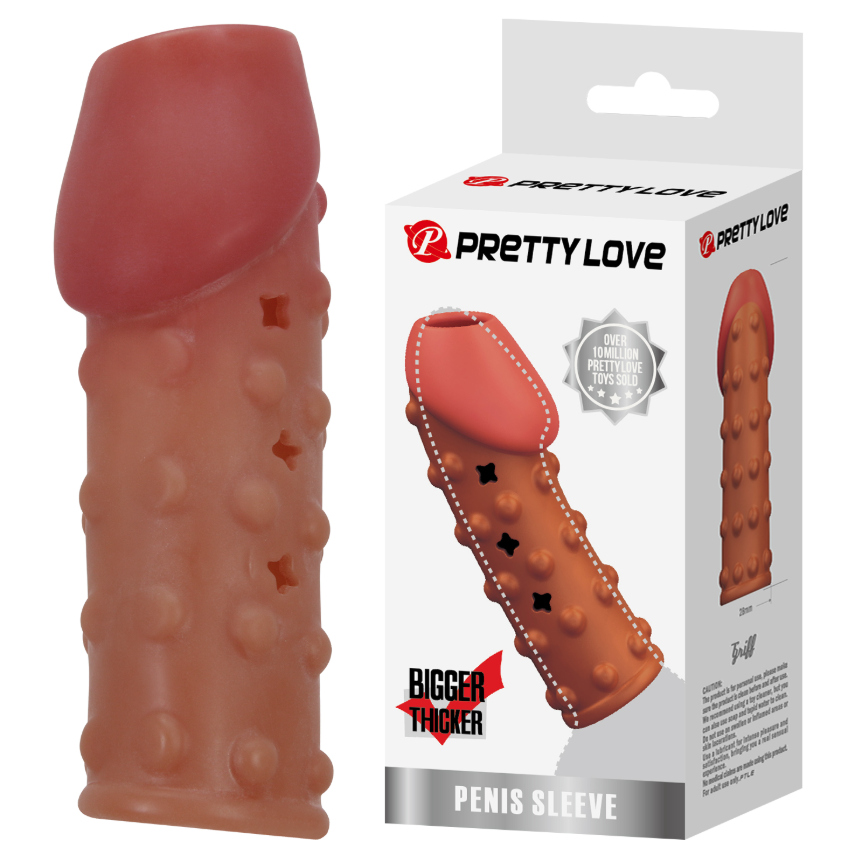 Pretty Love Stretchy Penis Sleeve with Raised Nodules