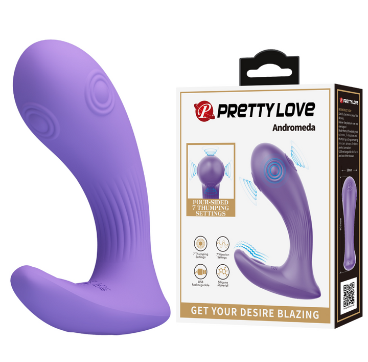 Pretty Love Andromeda Thumping & Vibrating Anal Plug