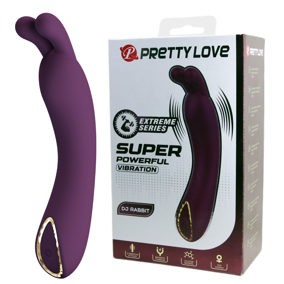 Pretty Love Getze Super Powerful Vibrating G-Spot Rabbit Vibrator - Extreme Series