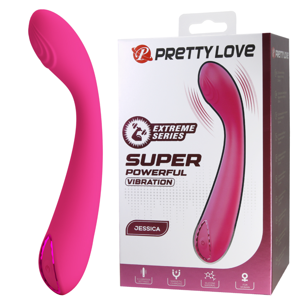 Pretty Love Jessica Super Powerful Vibrating G-Spot Rabbit Vibrator - Extreme Series