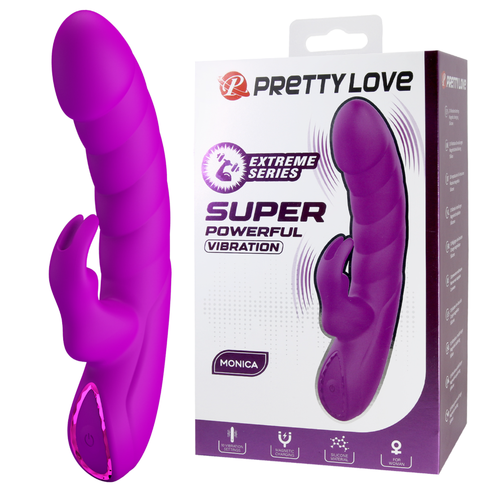 Pretty Love Monica Super Powerful Rabbit Vibrator - Extreme Series