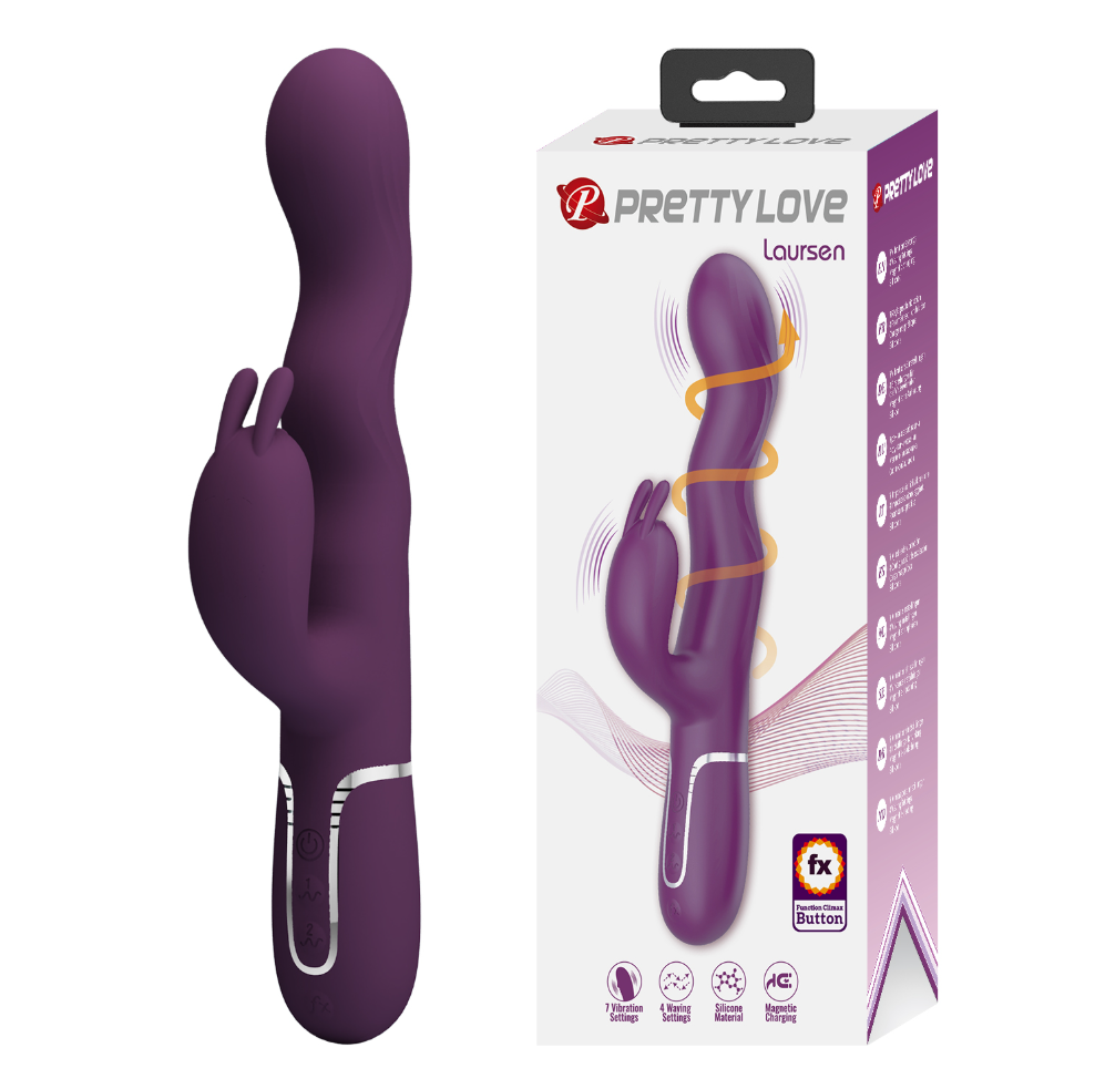 Pretty Love Laursen Vibrating & Waving Rabbit Vibrator