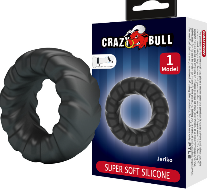 Crazy Bull Jeriko Super Soft Silicone Cock Ring - Cock Ring - Australia - Sexy Devil