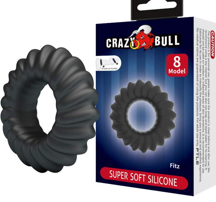 Crazy Bull Fitz Silicone Cock Ring - Cock Ring - Australia - Sexy Devil