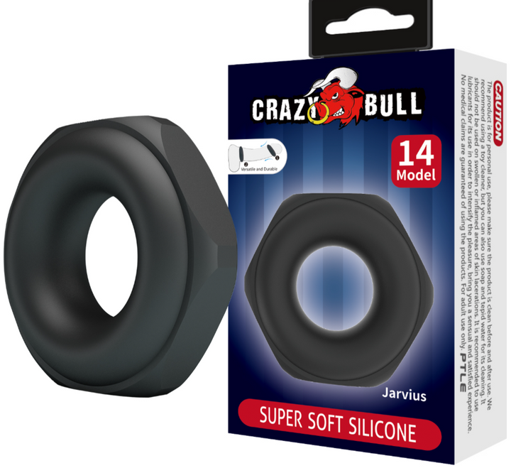 Crazy Bull Jarvius Super Soft Silicone Cock Ring - Cock Ring - Australia - Sexy Devil