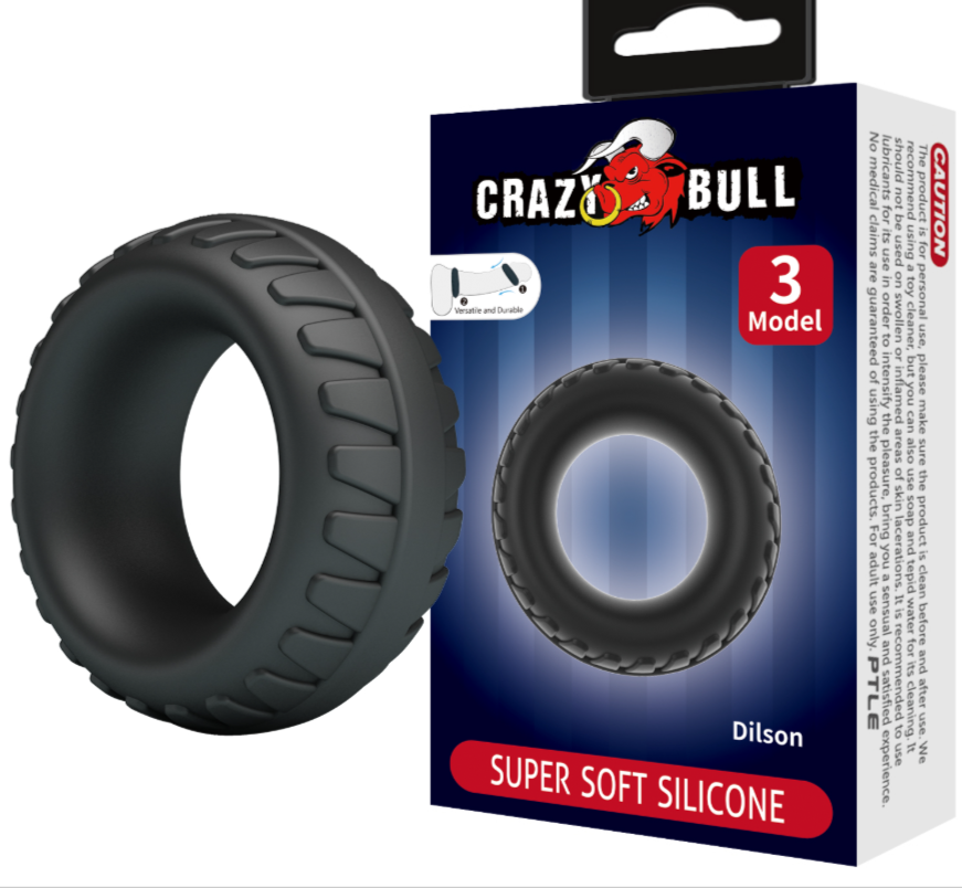 Crazy Bull Dilson Silicone Cock Ring - Cock Ring - Australia - Sexy Devil