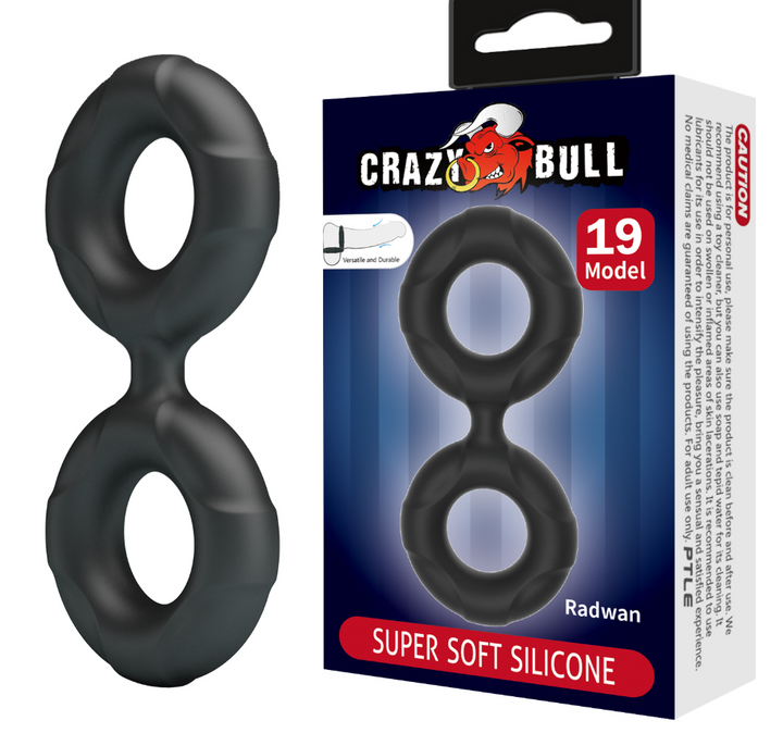 Crazy Bull Radwan Silicone Cock Ring - Cock Ring - Australia - Sexy Devil