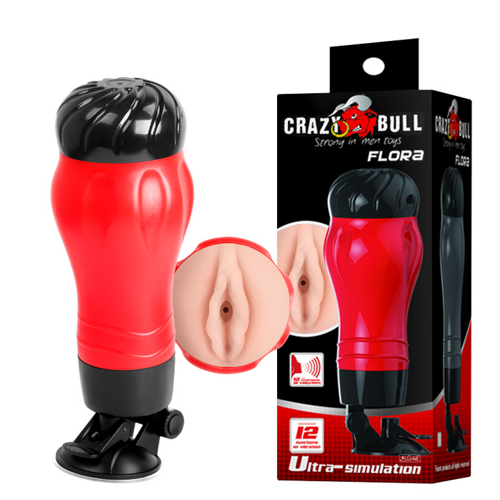 Crazy Bull Flora Vibrating Stroker Masturbator