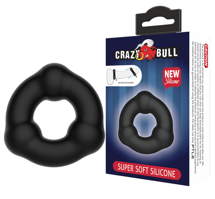 Crazy Bull Beaded Silicone Cock Ring