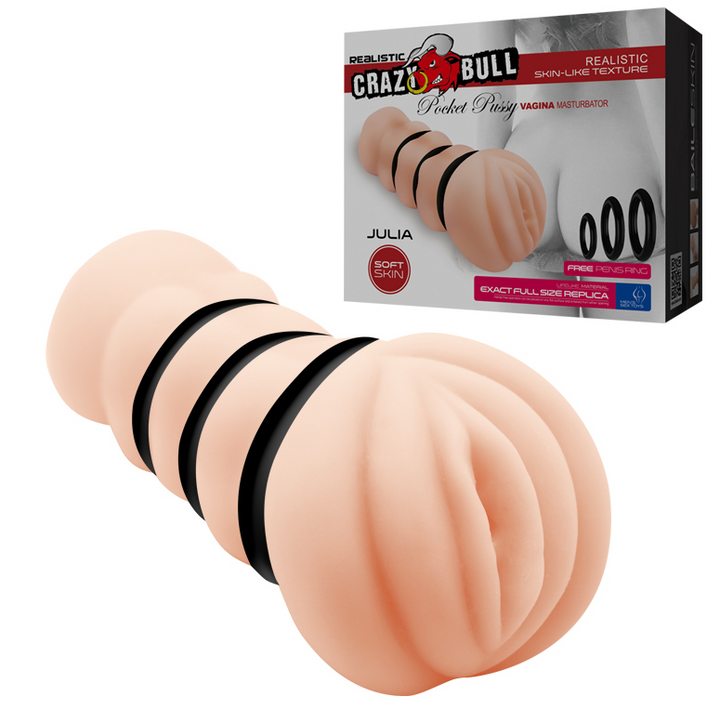 Crazy Bull Julia Realistic Vagina Stroker