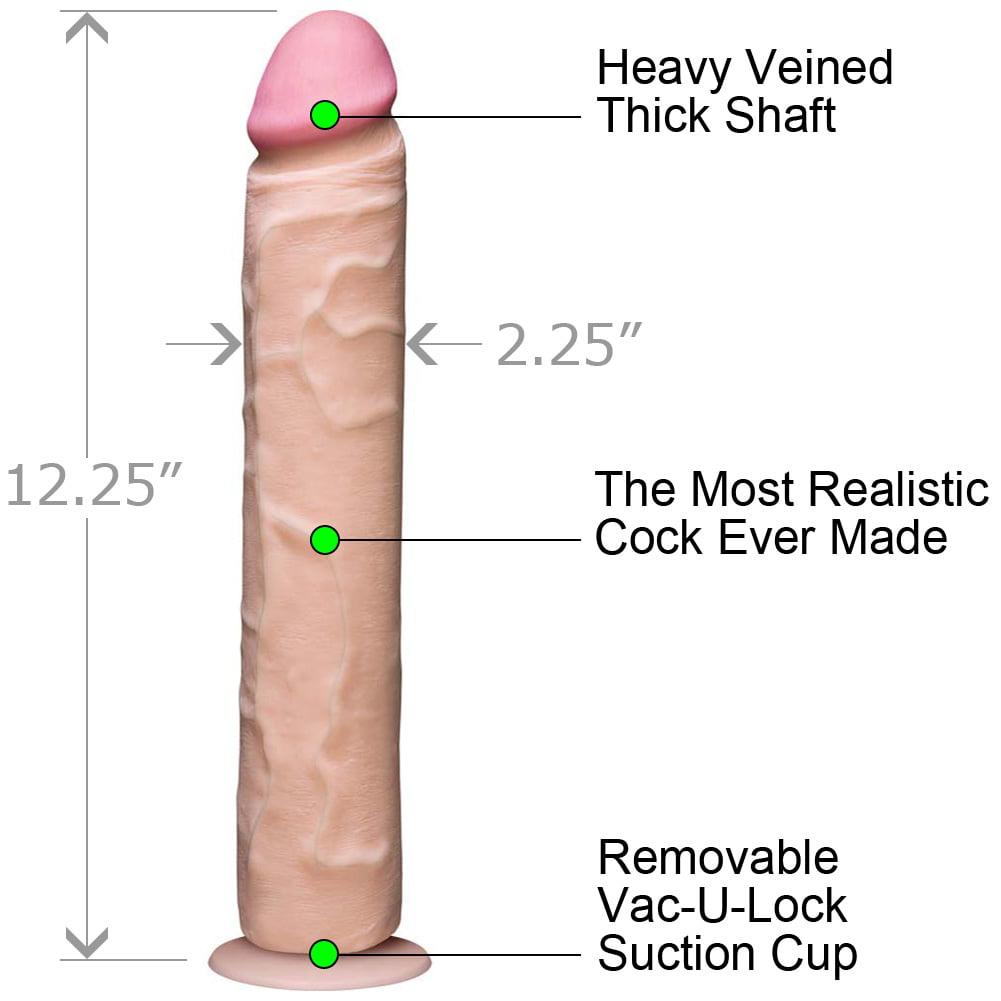 Doc Johnson The Realistic UR3 Cock Slim 12"