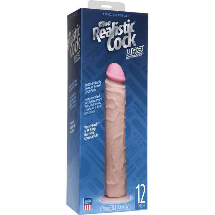 Doc Johnson The Realistic UR3 Cock Slim 12"
