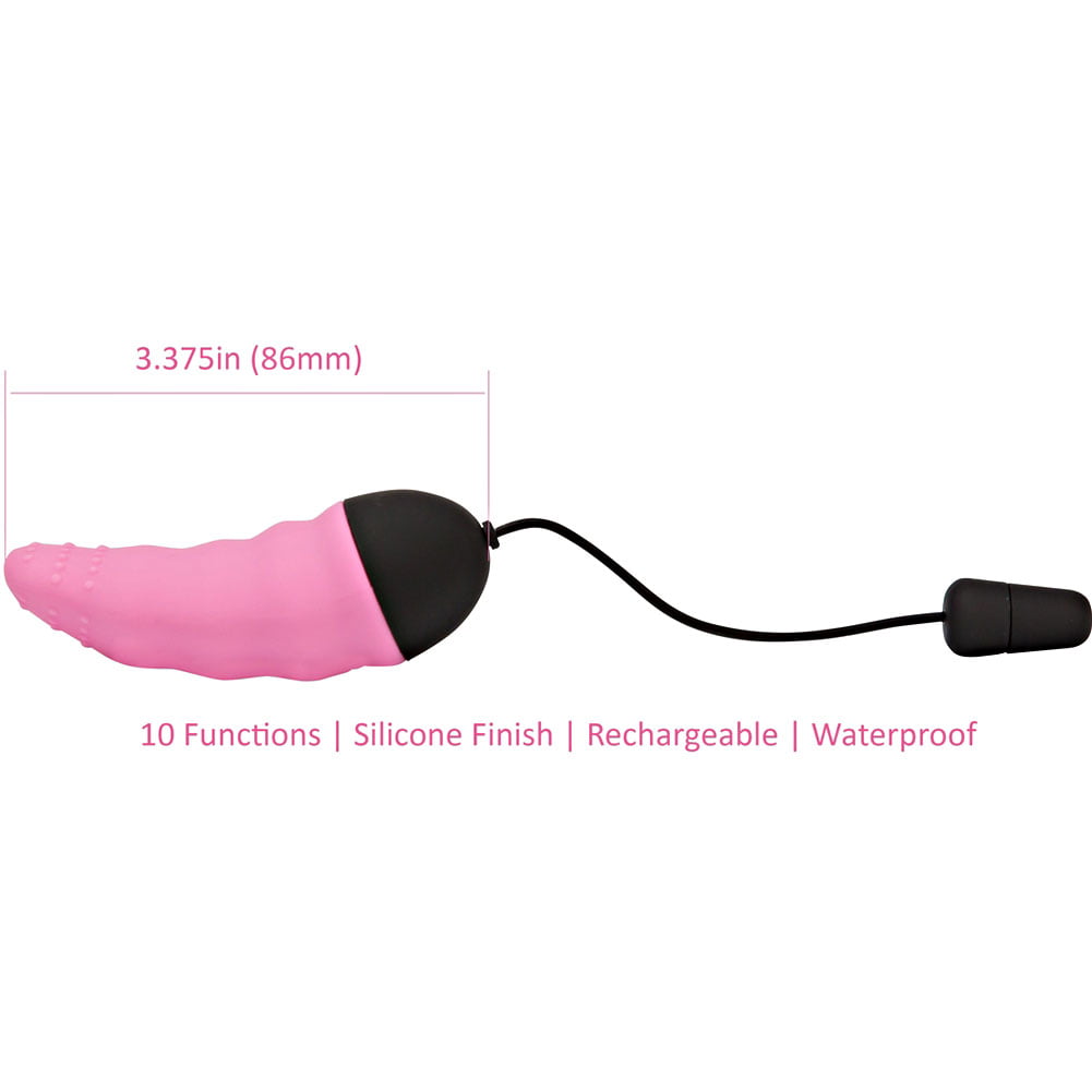 BMS Simple & True Remote Control Vibrating Tongue– Clitoral Stimulator - Remote Bullet Vibrator