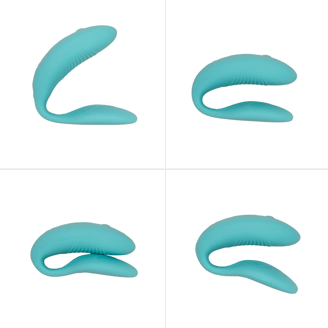 We-Vibe Sync Rechargeable Couples Vibrator with Remote Control - Teal