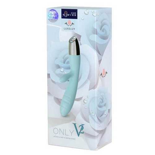 WowYes  Only V2 G Spot Rechargeable Rabbit Vibrator - Pastel Blue