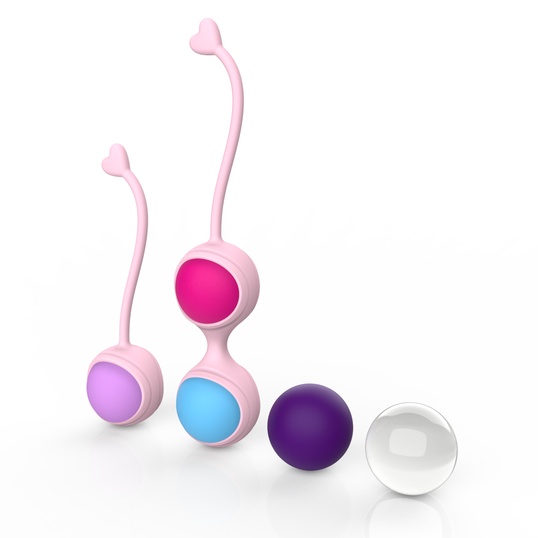 y.Love Lorinda-Fit Interchangeable Weighted Mixed Kegel Ball Training Set