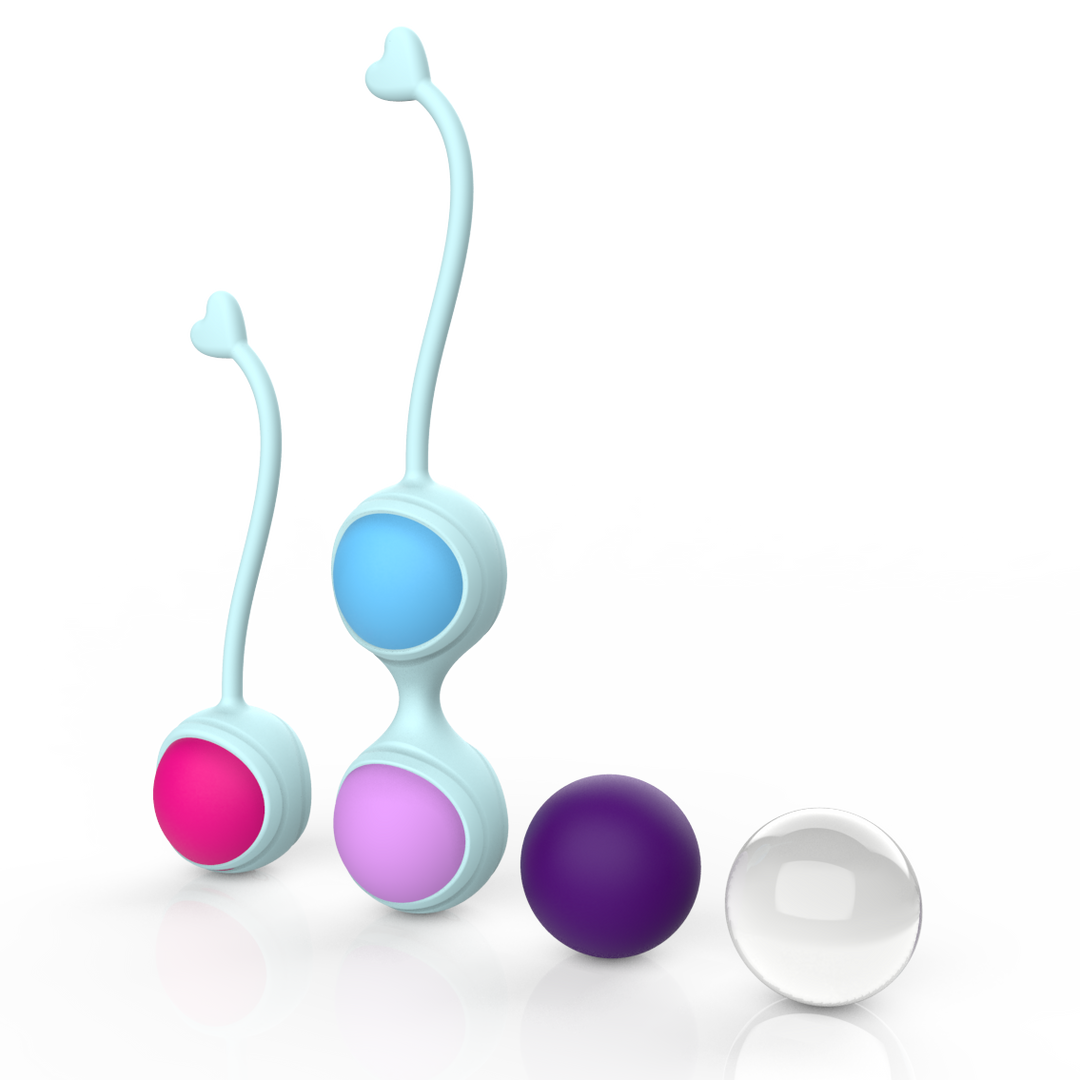y.Love Lorinda-Fit Interchangeable Weighted Mixed Kegel Ball Training Set