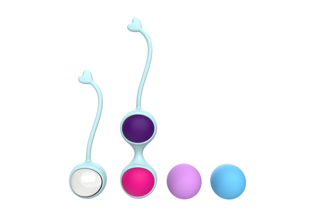 y.Love Lorinda-Fit Interchangeable Weighted Mixed Kegel Ball Training Set