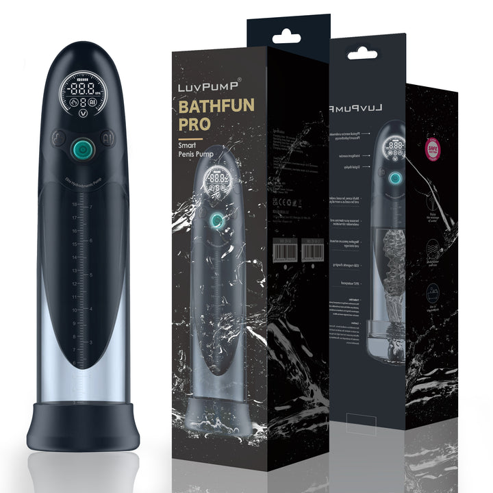 LuvPump Bathfun Pro Smart Waterproof Penis Pump with Sleeve