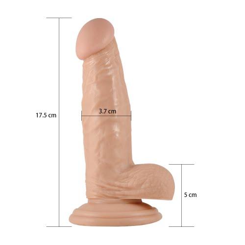 Lovetoy 7'' Realistic Dildo with Suction Cup Base