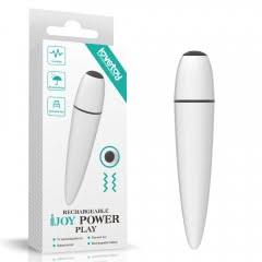 Lovetoy 10 Functions Rechargeable Bullet Vibrator - White