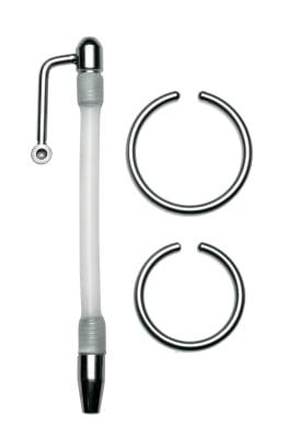 XR Brands Master Series Inertia Flexible Cum Thru Penis Plug