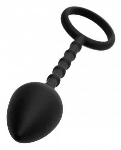 XR Brands Master Series Imbed Silicone Anal Plug + Cock Ring