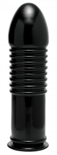 XR Brands Master Series Enormass Ribbed Plug with Suction Base