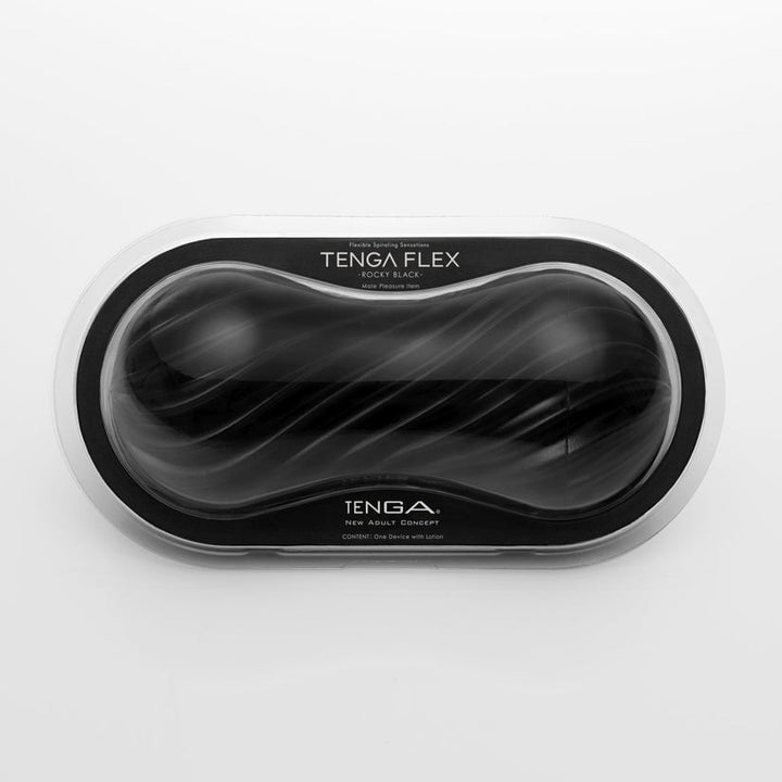 Tenga Flex Stroker - Rocky Black