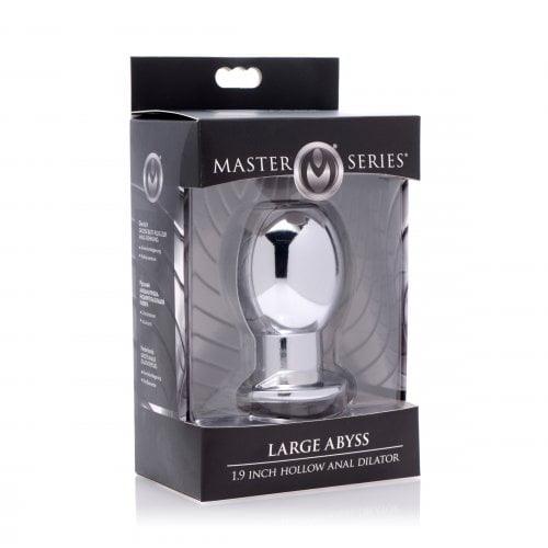XR Brands Master Series Large Abyss Hollow Anal Dilator Plug