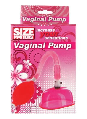 XR Brands Size Matters Vaginal Pump - Pink