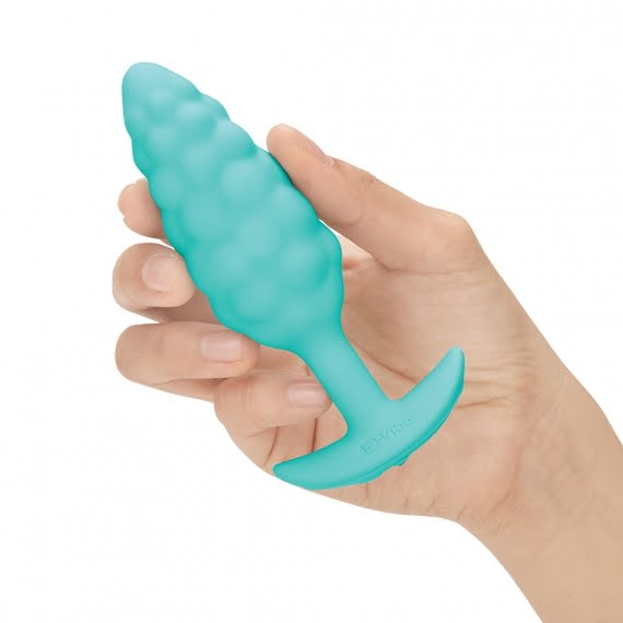 b-Vibe Bump Textured Vibrating Anal Plug - Mint