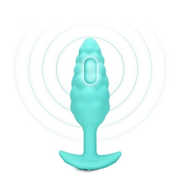 b-Vibe Bump Textured Vibrating Anal Plug - Mint