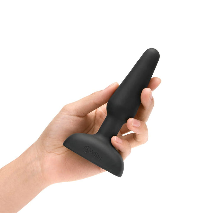 b-Vibe Trio Butt Plug with Remote - Black