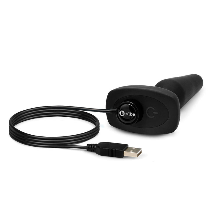 b-Vibe Trio Butt Plug with Remote - Black