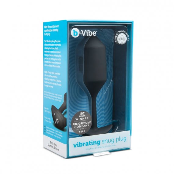 b-Vibe Vibrating  Snug Plug XL - Black