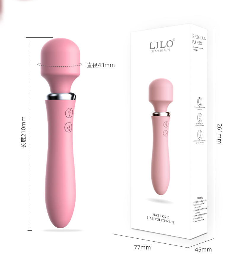 Lilo Rechargeable Double Ended Massaging Vibrator