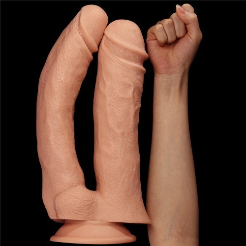 Lovetoy 12" Realistic Mega Double Dildo