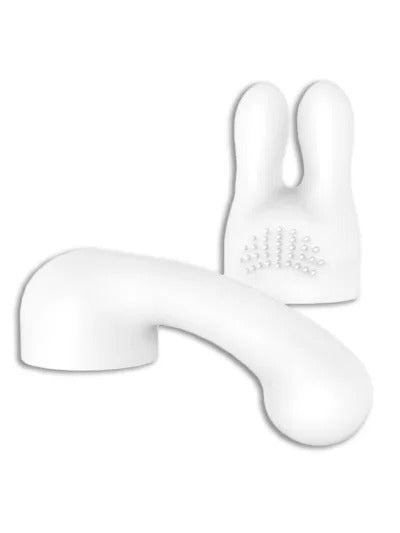 Bodywand Curve G-Spot & Clitoral attachment set - White