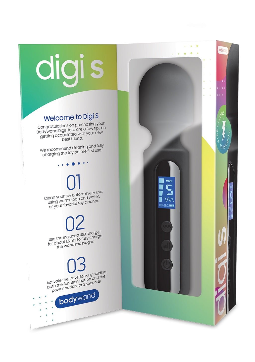 Bodywand Digi S Wireless Personal Wand Massager