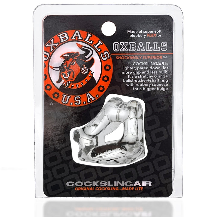 Oxballs CockSling Air Cock & Ball Sling - Clear