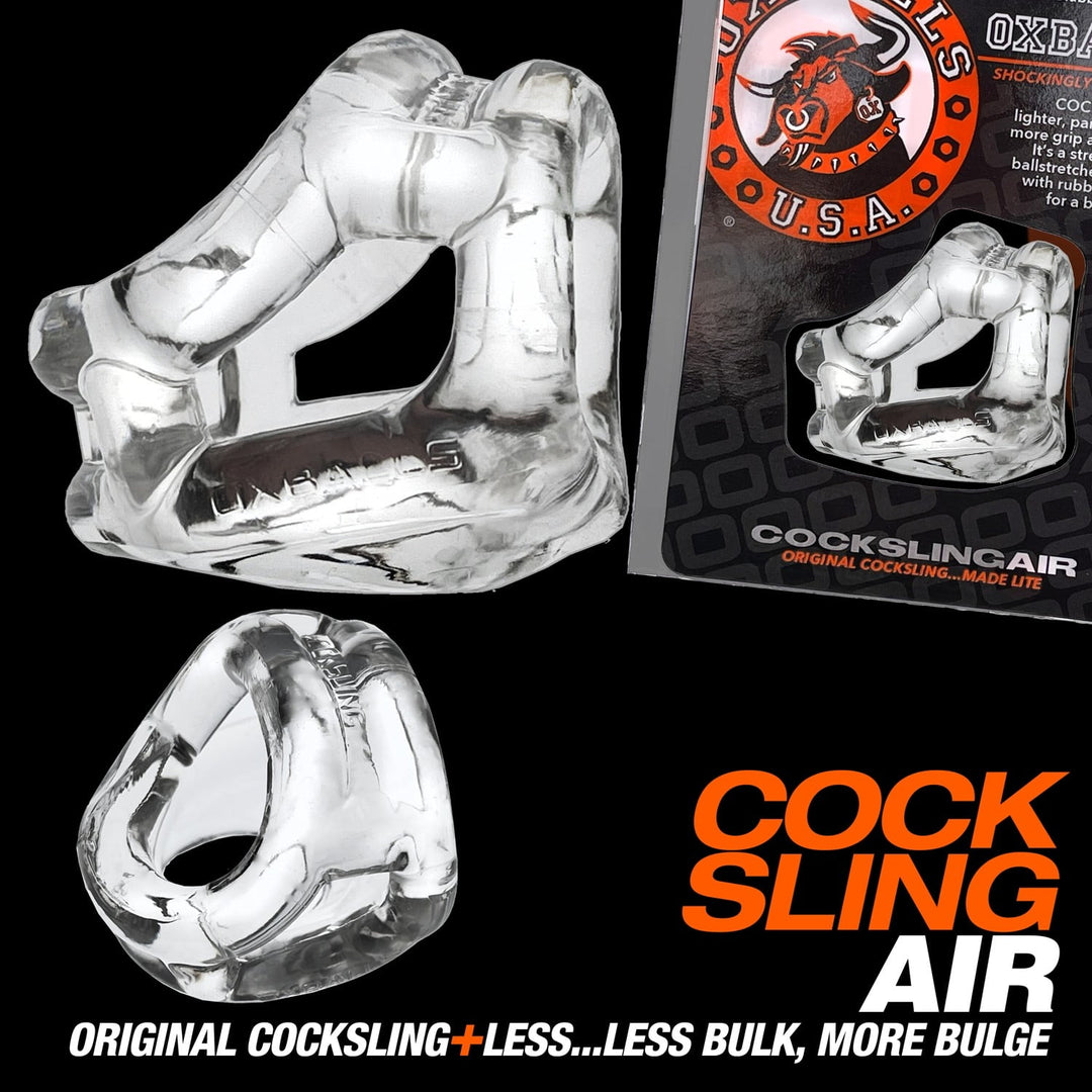 Oxballs CockSling Air Cock & Ball Sling - Clear