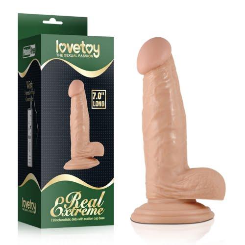 Lovetoy 7'' Realistic Dildo with Suction Cup Base