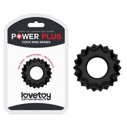 Lovetoy Products Power Plus Cock Ring Tyre - Black