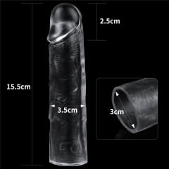 Lovetoy Flawless Clear +1" Penis Extension