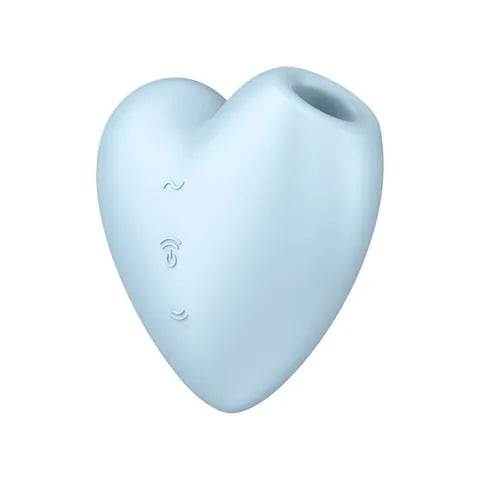 Satisfyer Cutie Heart Clitoral Stimulator - Blue